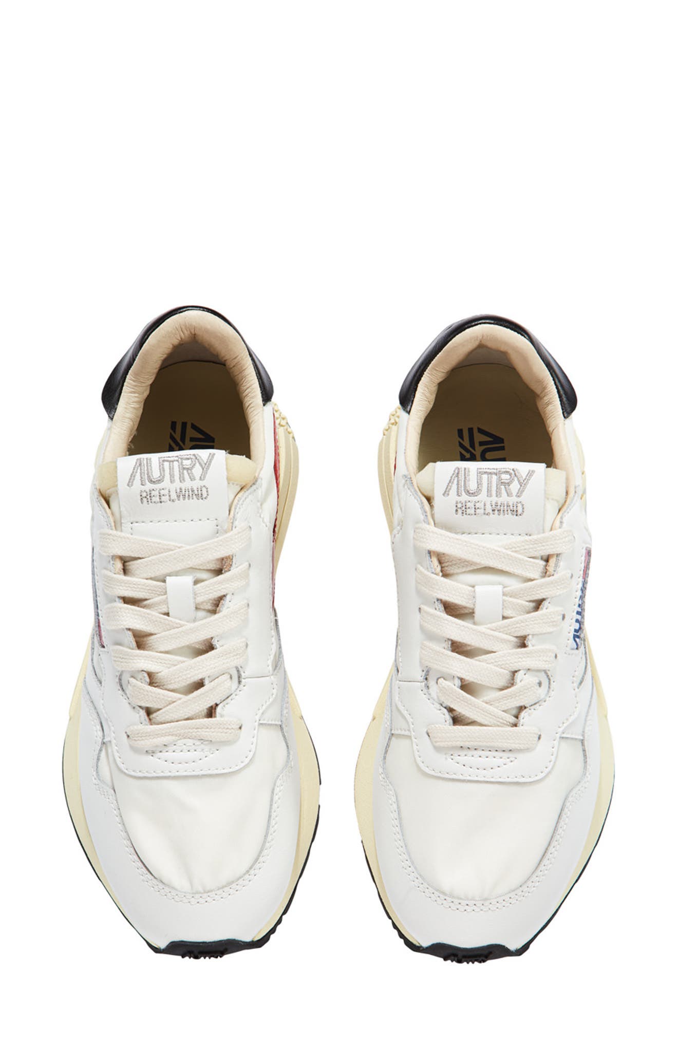 Reelwind Sneaker, Alternate, color, WHITE/ RED