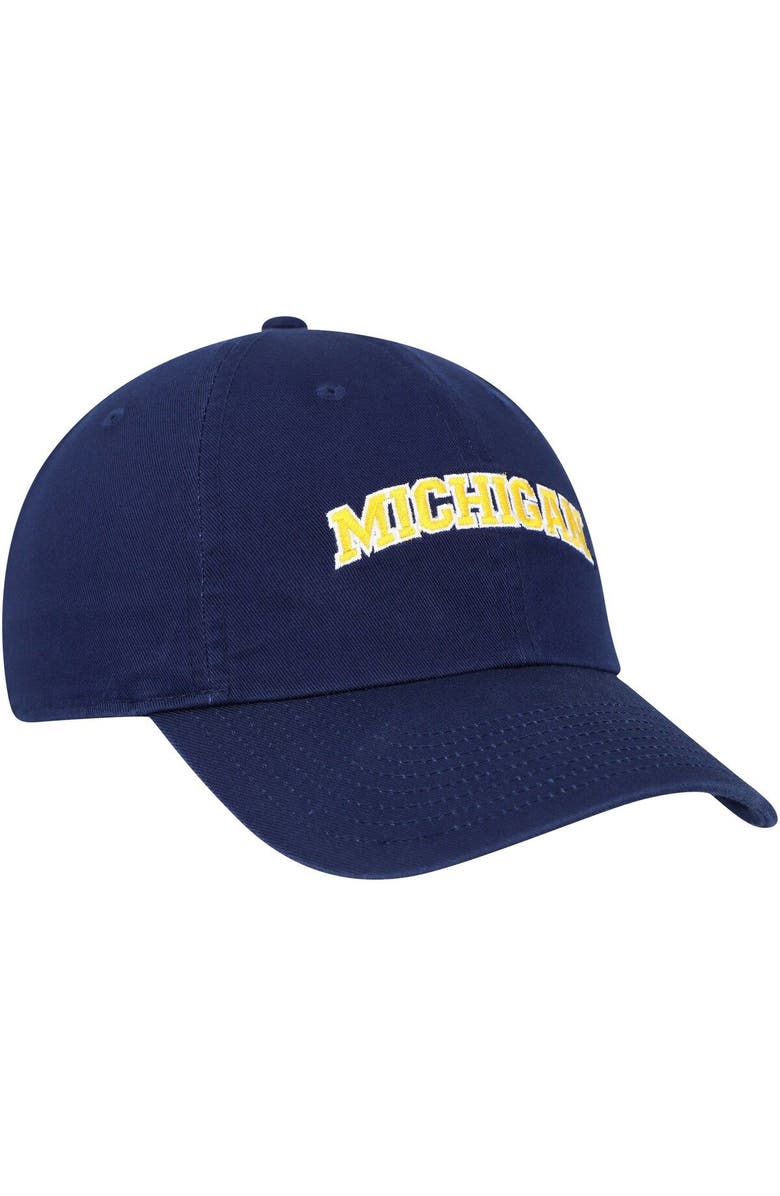 Jordan Brand Men's Jordan Brand Navy Michigan Wolverines Heritage86 Wordmark Adjustable Performance Hat, Alternate, color,