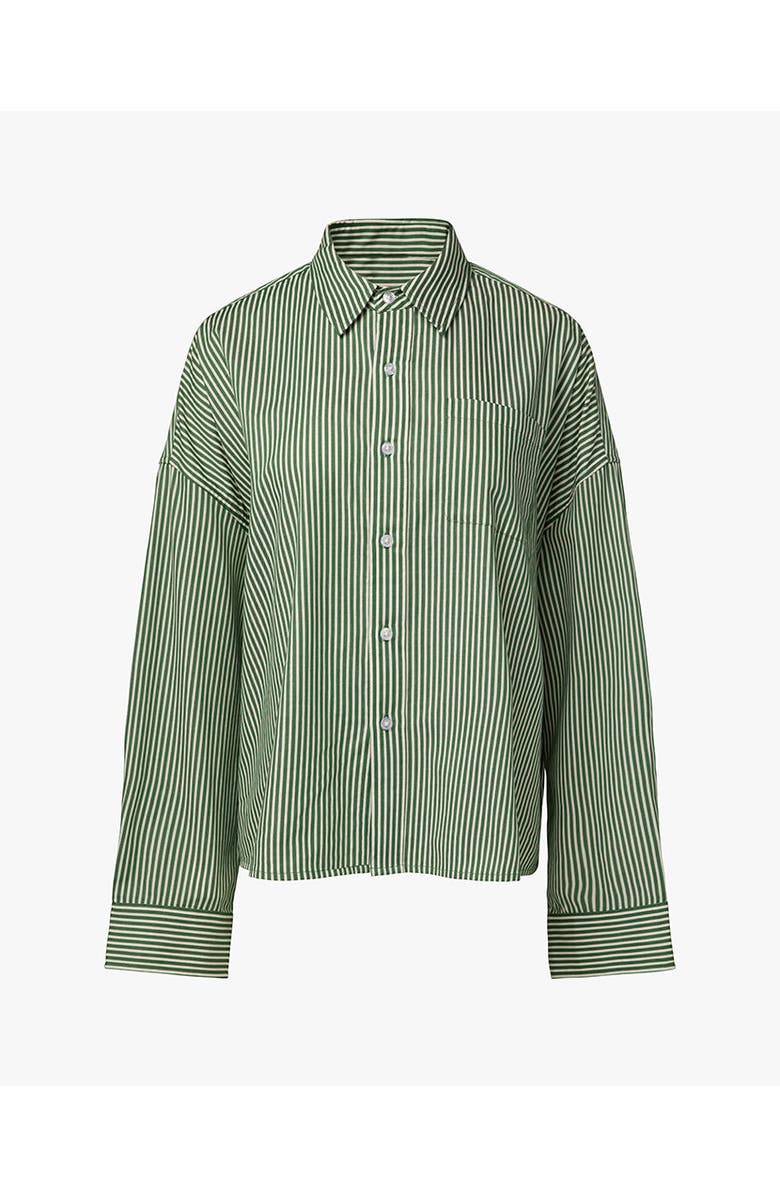 WeWoreWhat Button Front Shirt, Alternate, color, Fern Multi