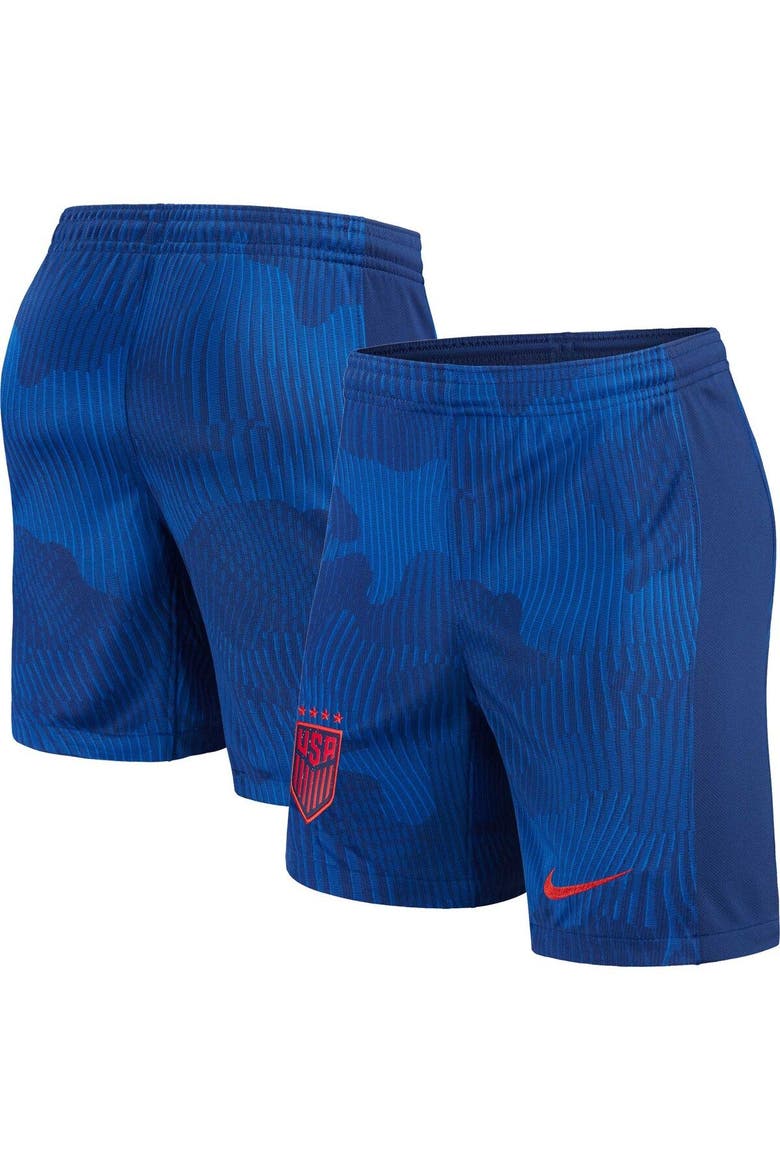 Women's Nike Blue USWNT 2023 Away Stadium Shorts, Main, color, Blue