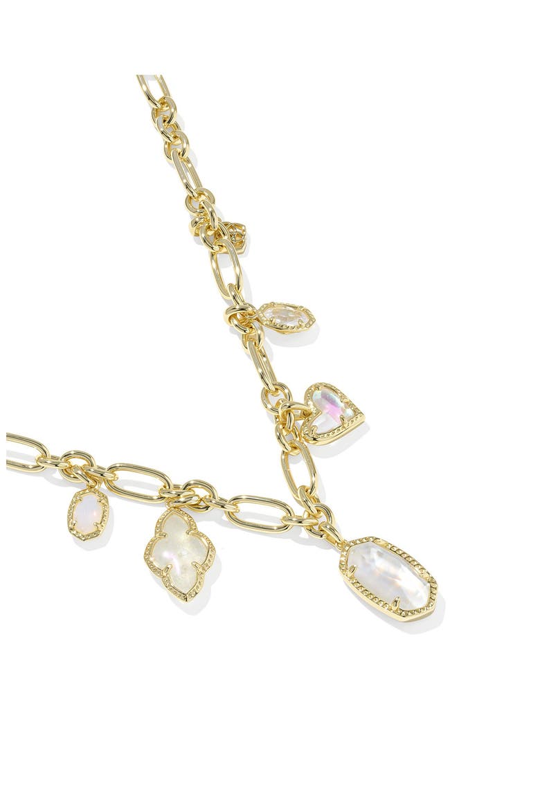 Icon Charm Necklace, Alternate, color, GOLD NEUTRAL MIX