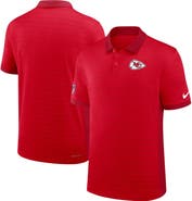 Nike Men's Nike Red Kansas City Chiefs Sideline Victory Stripe Performance Polo