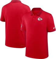 Nike Men's Nike Red Kansas City Chiefs Sideline Victory Stripe Performance Polo