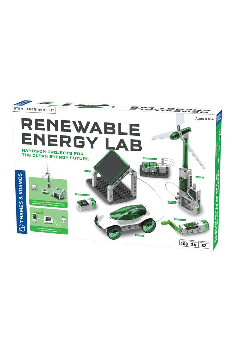 Renewable Energy Lab Kit, Main, color, MULTICOLORED