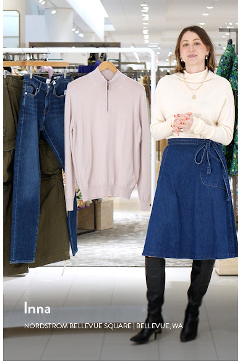 Quarter Zip Cotton Sweater video