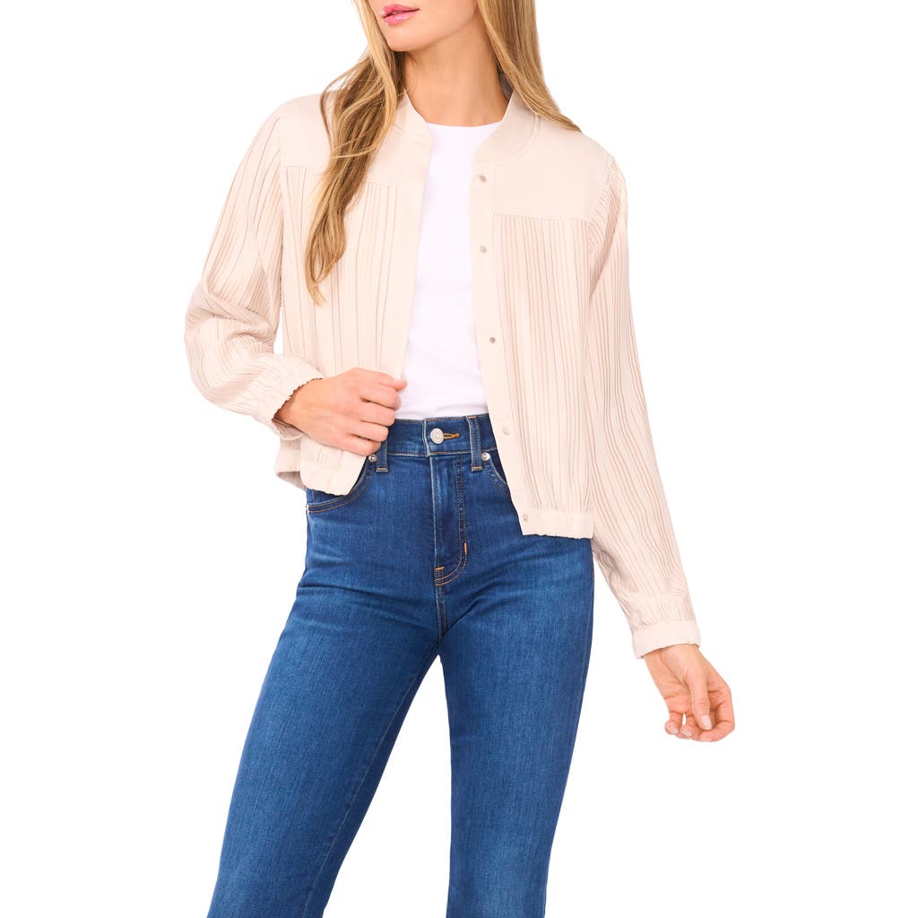Halogenr Halogen(r) Pleated Bomber Jacket In Neutral
