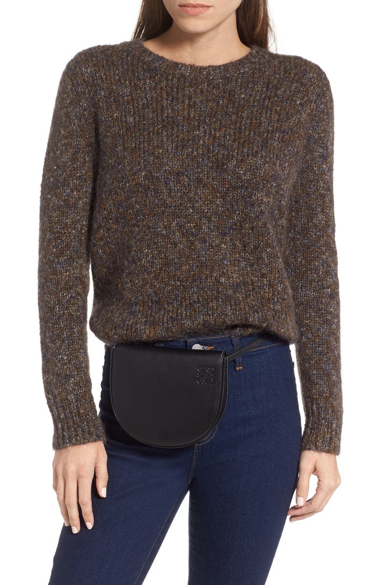 Loewe Mini Heel Leather Bag, Alternate, color,