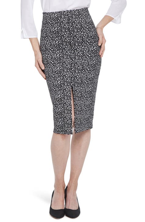 Front Slit Pencil Skirt