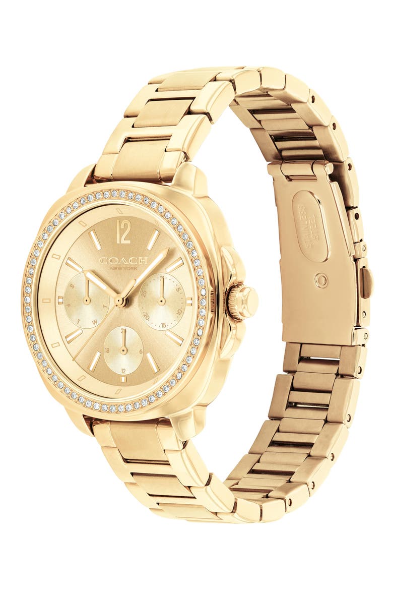 Kitt Bracelet Watch, 34mm, Alternate, color, GOLD