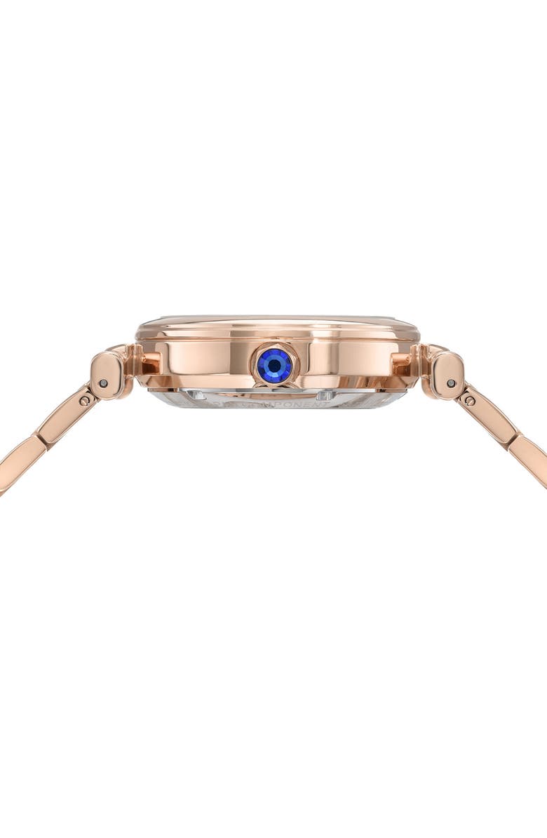 PORSAMO BLEU Colette Automatic Mother of Pearl Watch, 36mm, Alternate, color, Rose