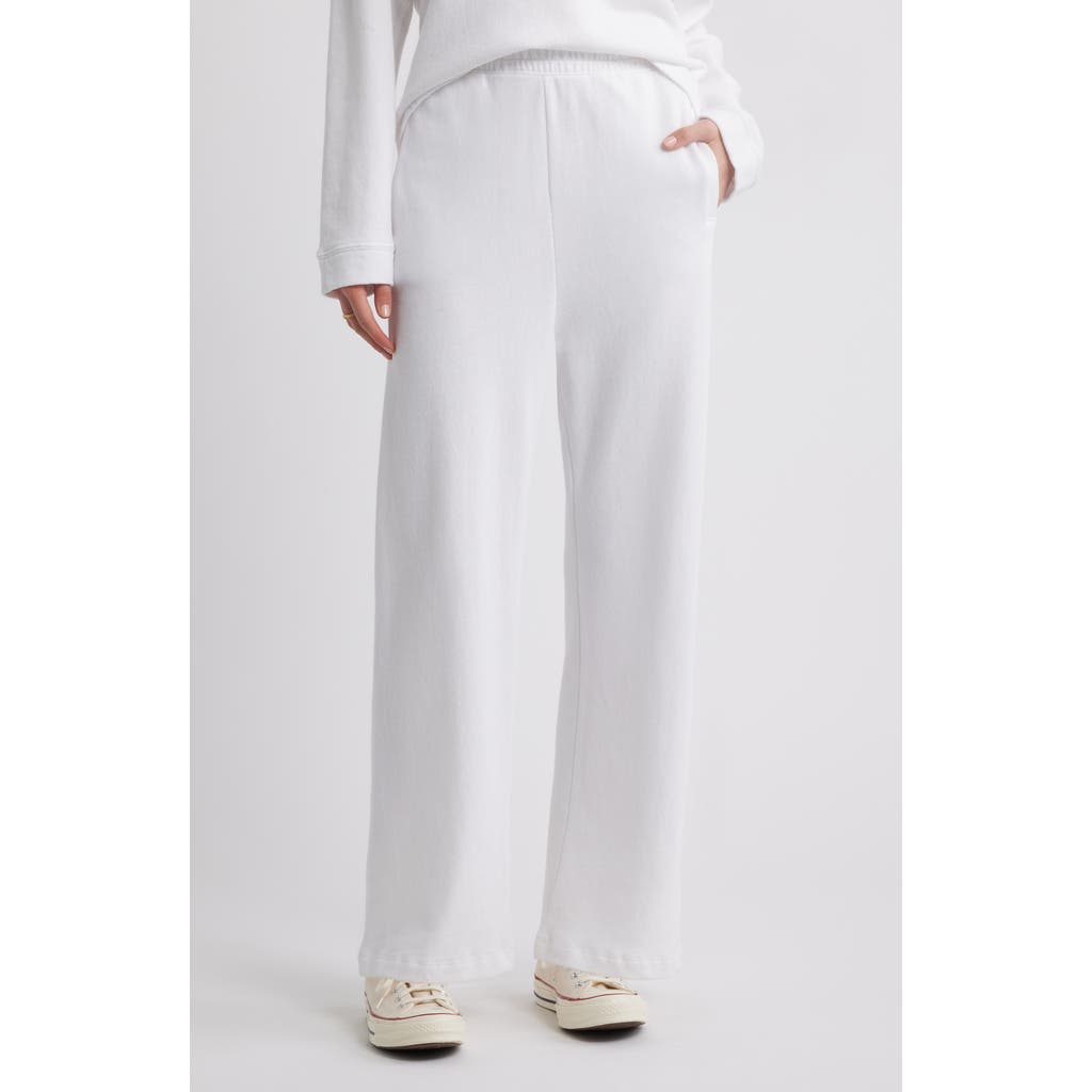 The Great . The Victory Cotton Sweatpants In True White
