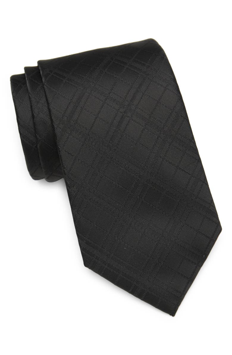 Michael Kors Elliot Monochromatic Plaid Tie, Main, color, 