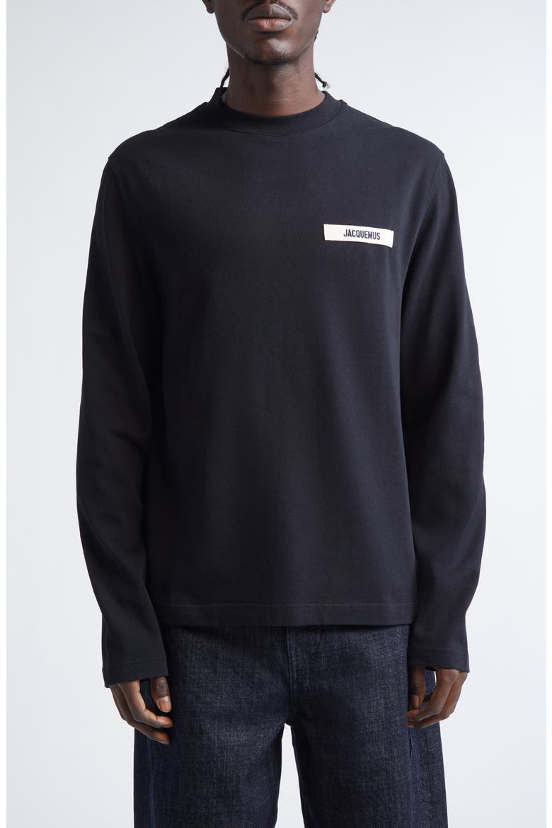 Le T-Shirt Gros Grain T-Shirt, Main, color, BLACK