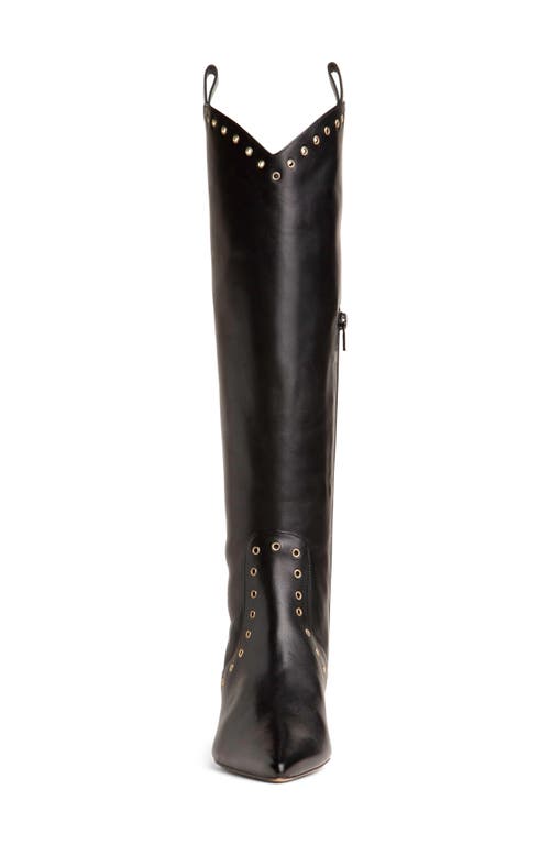 Beautiisoles Vanessa Pointed Toe Tall Boot In Black