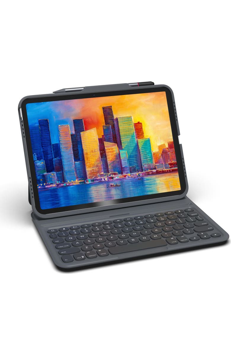 ZAGG Pro Keys Wireless Keyboard and Detachable Case for Apple iPad 10.9, Main, color, Black