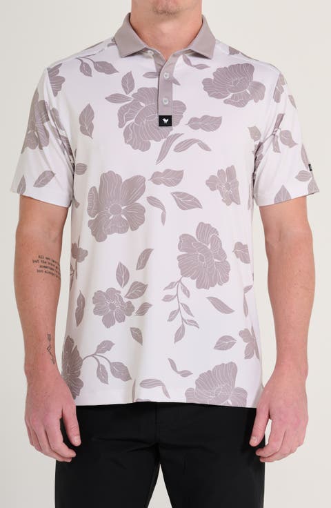 Core Photosynthesis Floral Performance Golf Polo