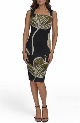 Floral Body-Con Dress