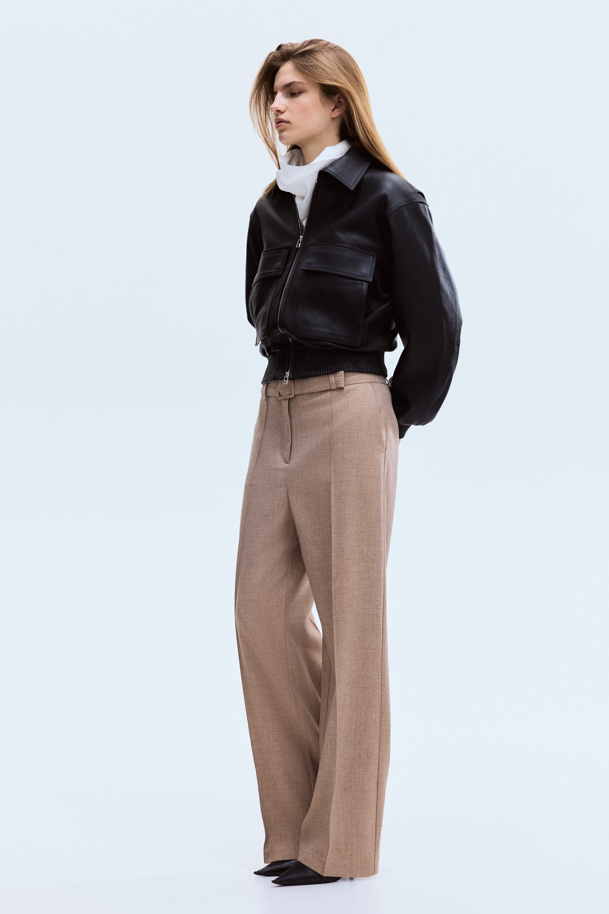Belted Tailored Trousers - image 4