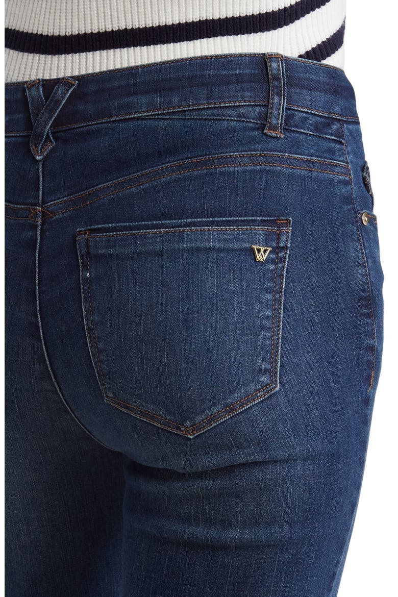 Logan 'Ab'Solution Raw Hem Skinny Straight Jeans, Alternate, color, BLUE