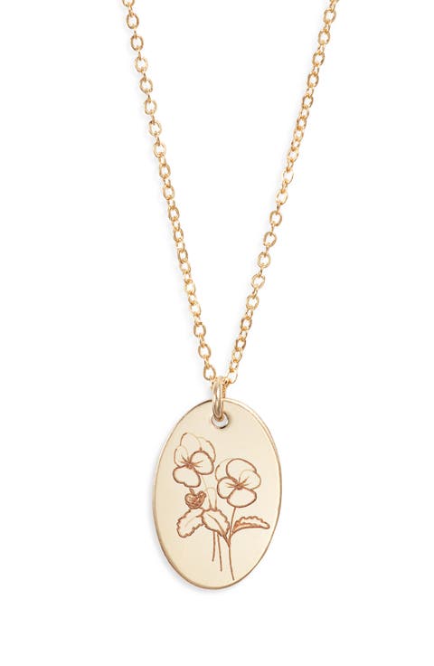 Louise Birth Flower Necklace