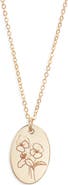 Set & Stones Louise Birth Flower Necklace