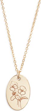 Set & Stones Louise Birth Flower Necklace
