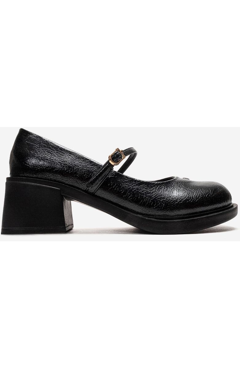 Prologue Shoes Luanda Block Heel Mary Jane Shoes, Alternate, color, Black