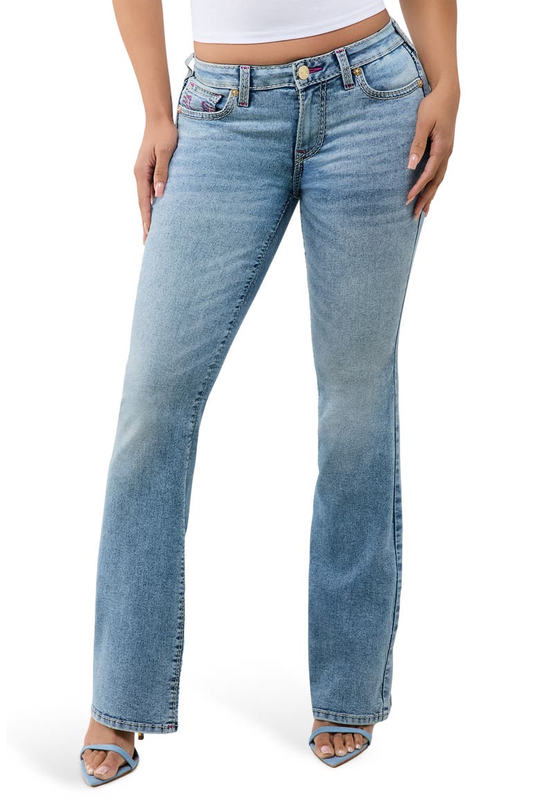 Becca Mid Rise Bootcut Jeans, Main, color, LIGHT BUCKING WASH