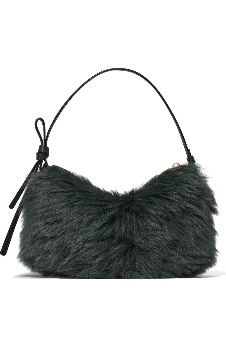 Kate Spade New York loop genuine shearling shoulder bag, Alternate, color,