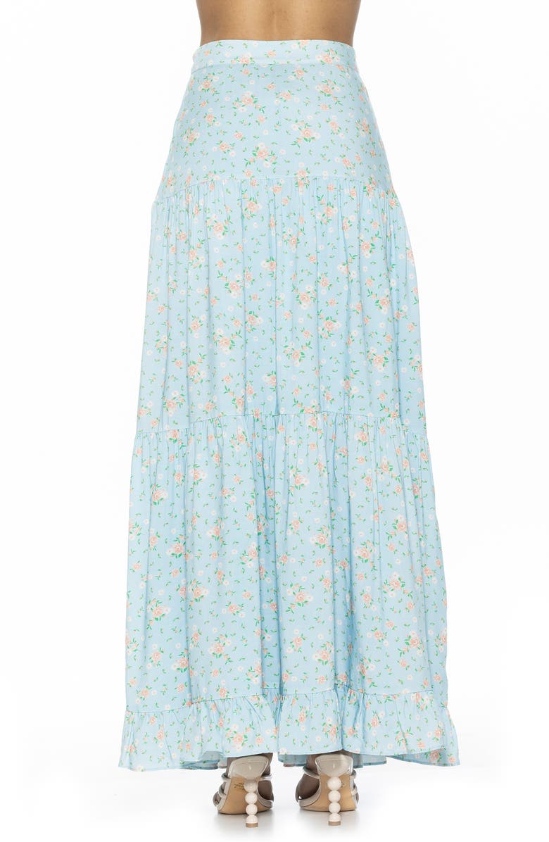 Alexia Admor Halima Maxi Skirt, Alternate, color, Halogen Floral
