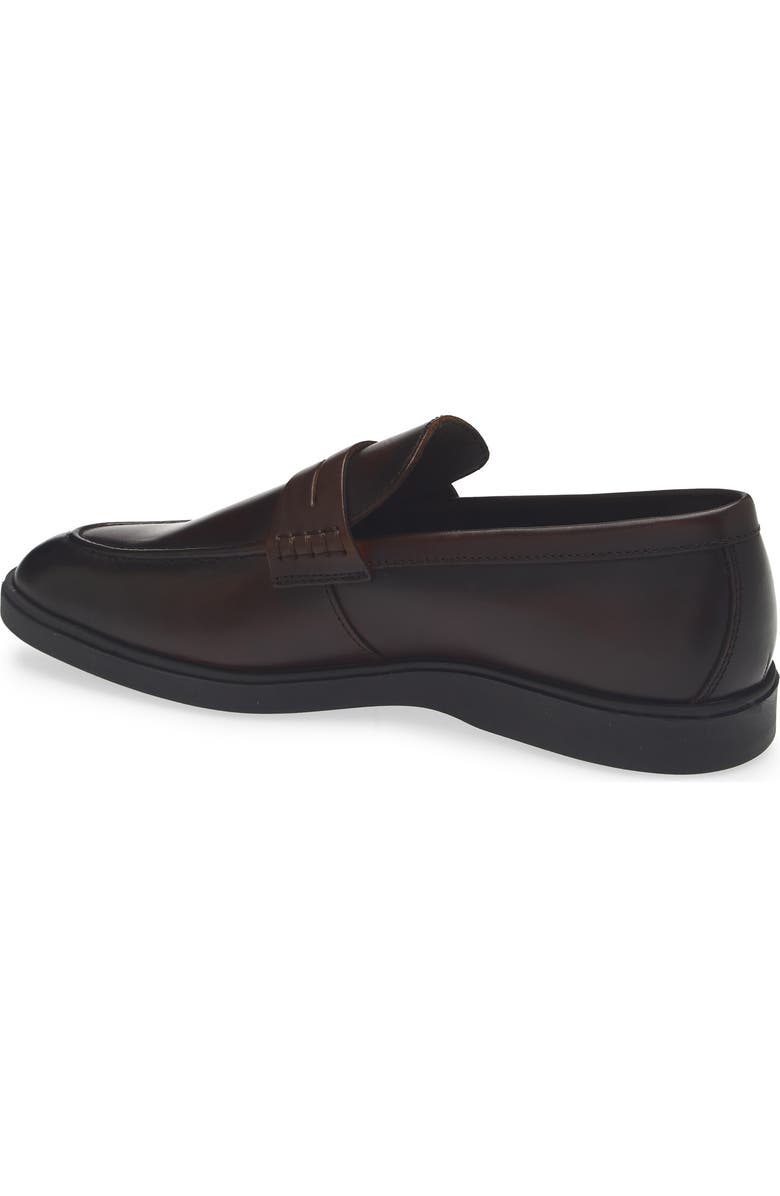 VITTORIO RUSSO Jimmy Penny Loafer, Alternate, color, Vit Val Dk Brown