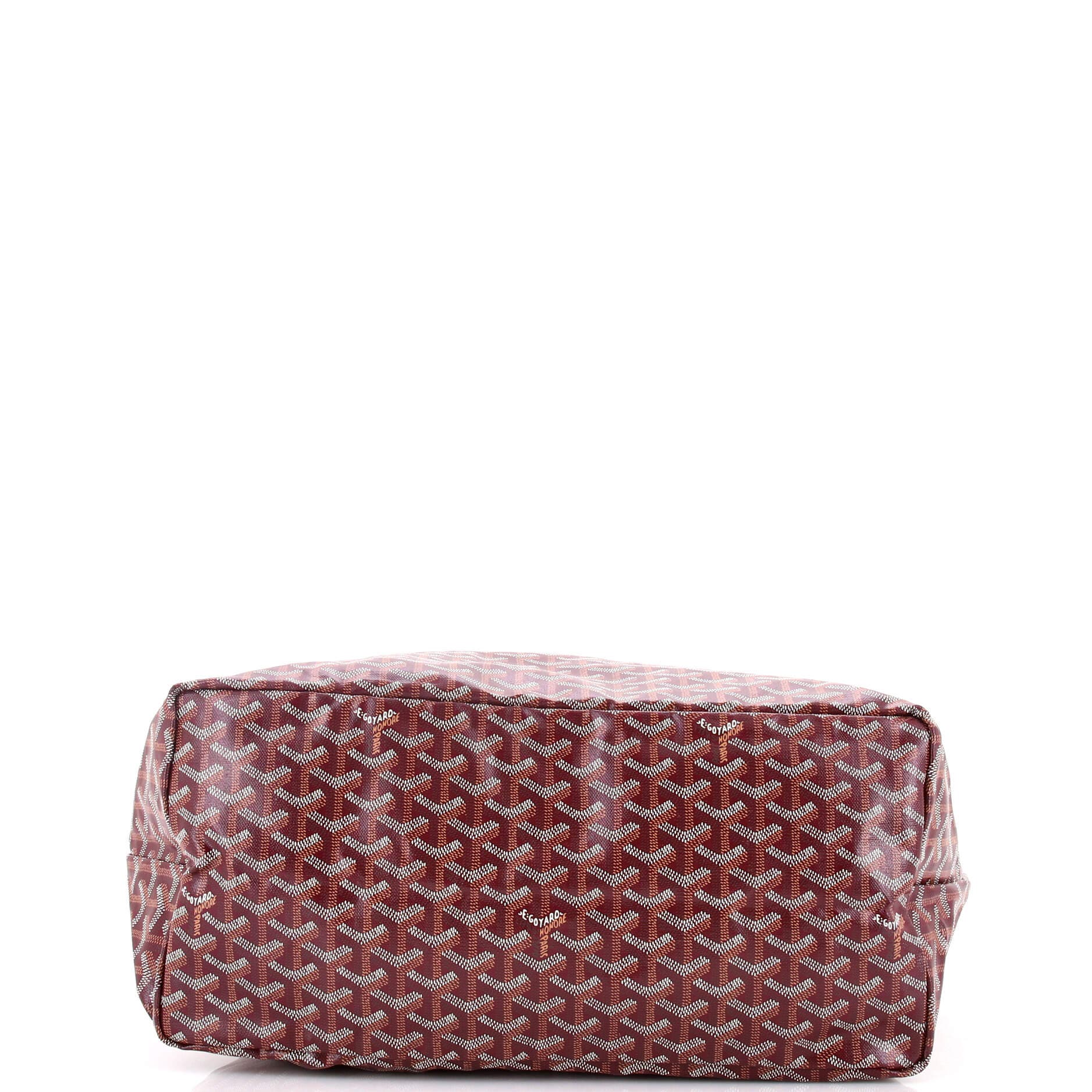 Pre-Owned Goyard Saint Louis Tote Coated Canvas GM, Alternate, color, Red