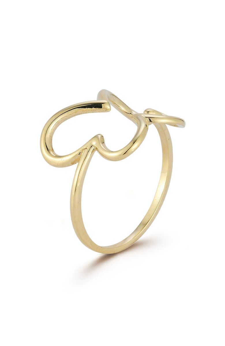 Ember Fine Jewelry Butterfly Ring, Alternate, color, Gold