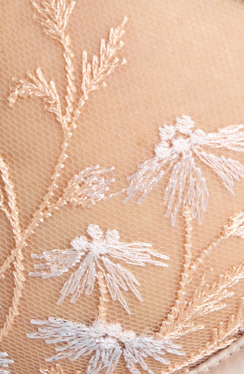 Etam Champetre Underwire Balconette Bra, Alternate, color, Dune