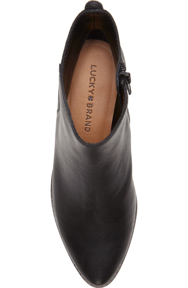 Lucky Brand Lenree Almond Toe Bootie, Alternate, color,