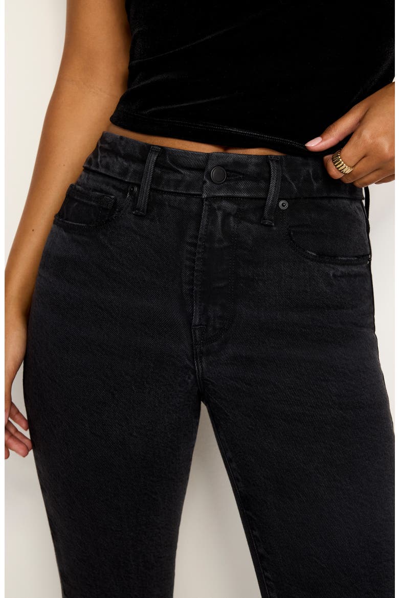 Good Legs SoftTech Mid Rise Straight Leg Jeans, Alternate, color, BLACK340