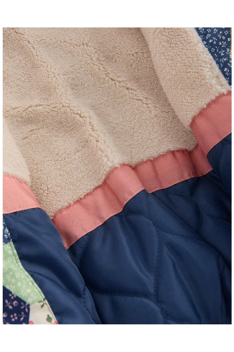 Kids' Padded Floral Coat, Alternate, color, PATCHWORK FLOWERS
