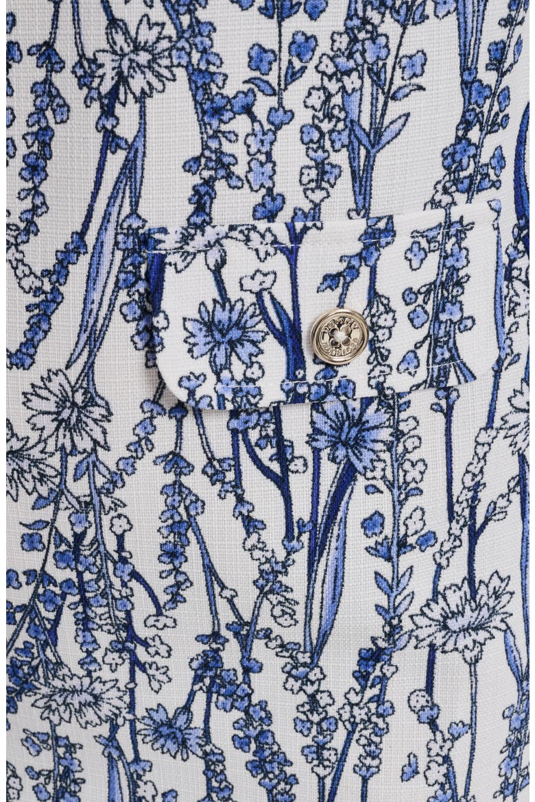 Print Shift Dress, Alternate, color, PRO BLUE