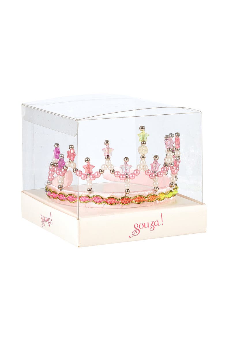 Valerie Crown  , Costume Accessory for Kids , Carnival & Festive Use, Alternate, color, Pink