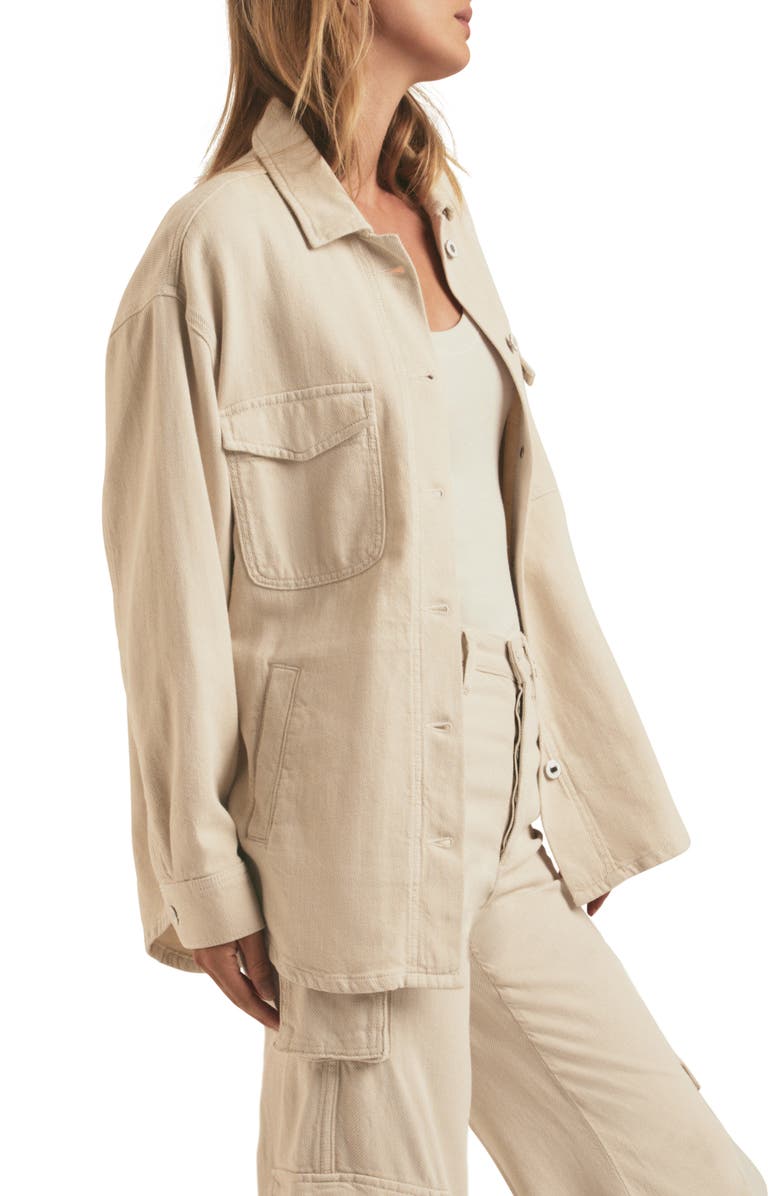 Favorite Daughter The Dad Denim Shacket, Alternate, color,