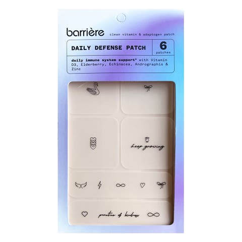 Daily Defense Patch 6ct Mini Motifs - Black