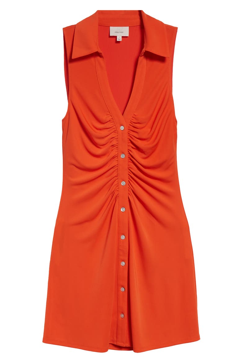 Melinda Sleeveless Minidress, Alternate, color, CHERRY TOMATO