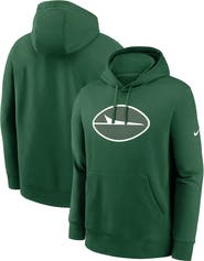 Nike Men's Nike Green New York Jets Club Logo Pullover Hoodie