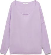 MANGO Boat Neck Sweater