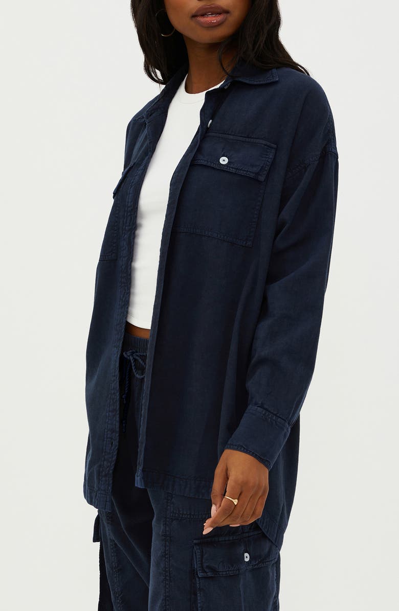 Beach Riot Coramine Cotton Blend Button-Up Shirt, Alternate, color,