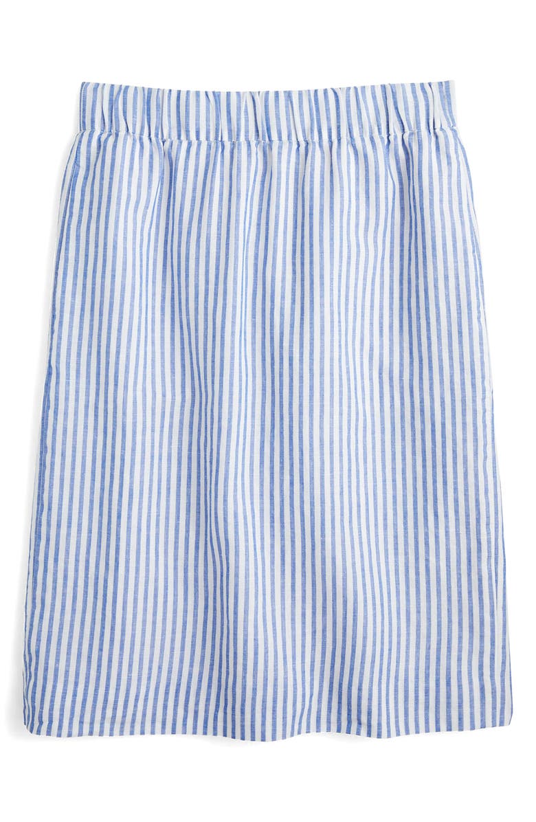 J.Crew Pull-On Stripe Skirt, Alternate, color,
