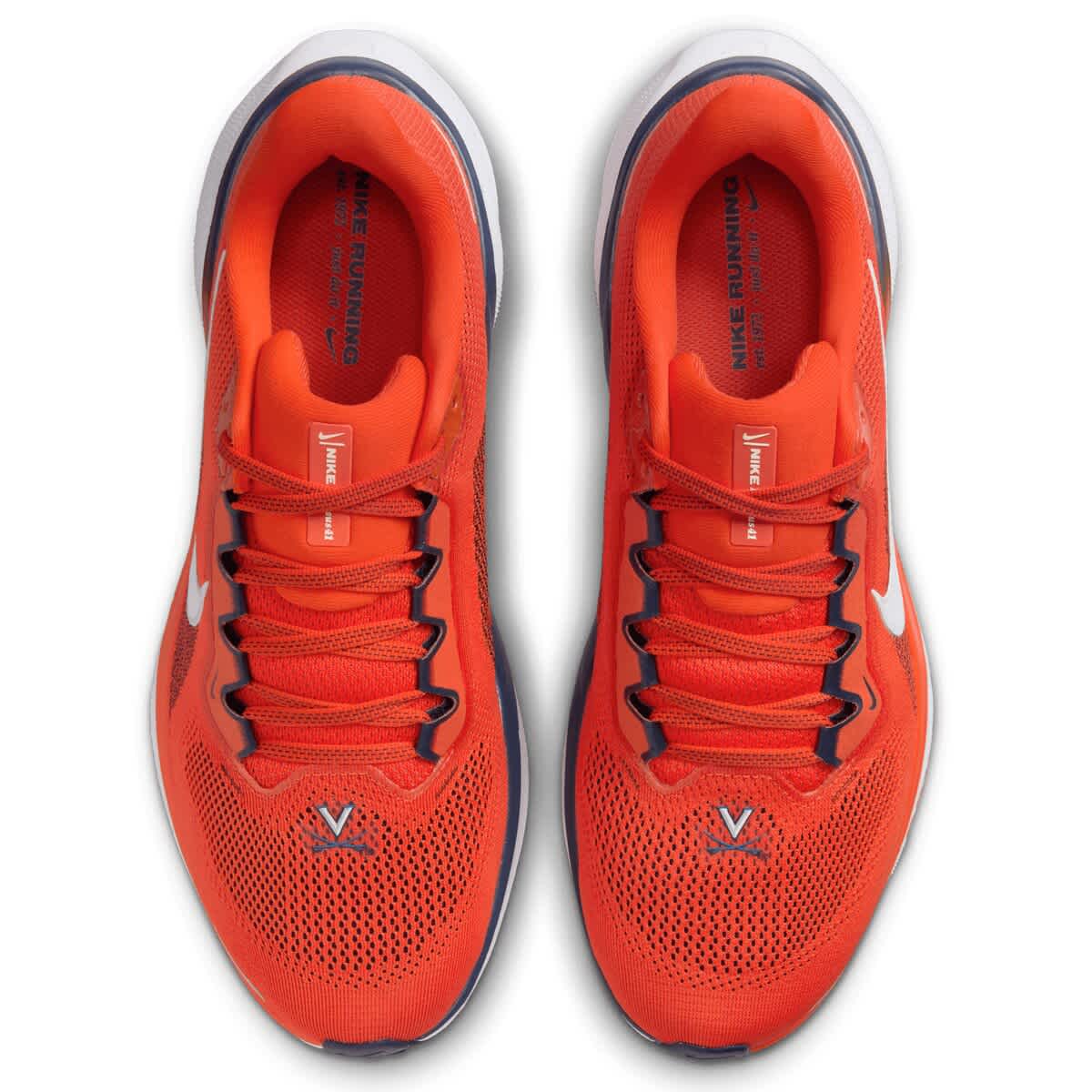 Nike Unisex Nike Orange Virginia Cavaliers Zoom Pegasus 41 Running Shoes, Alternate, color, Orange