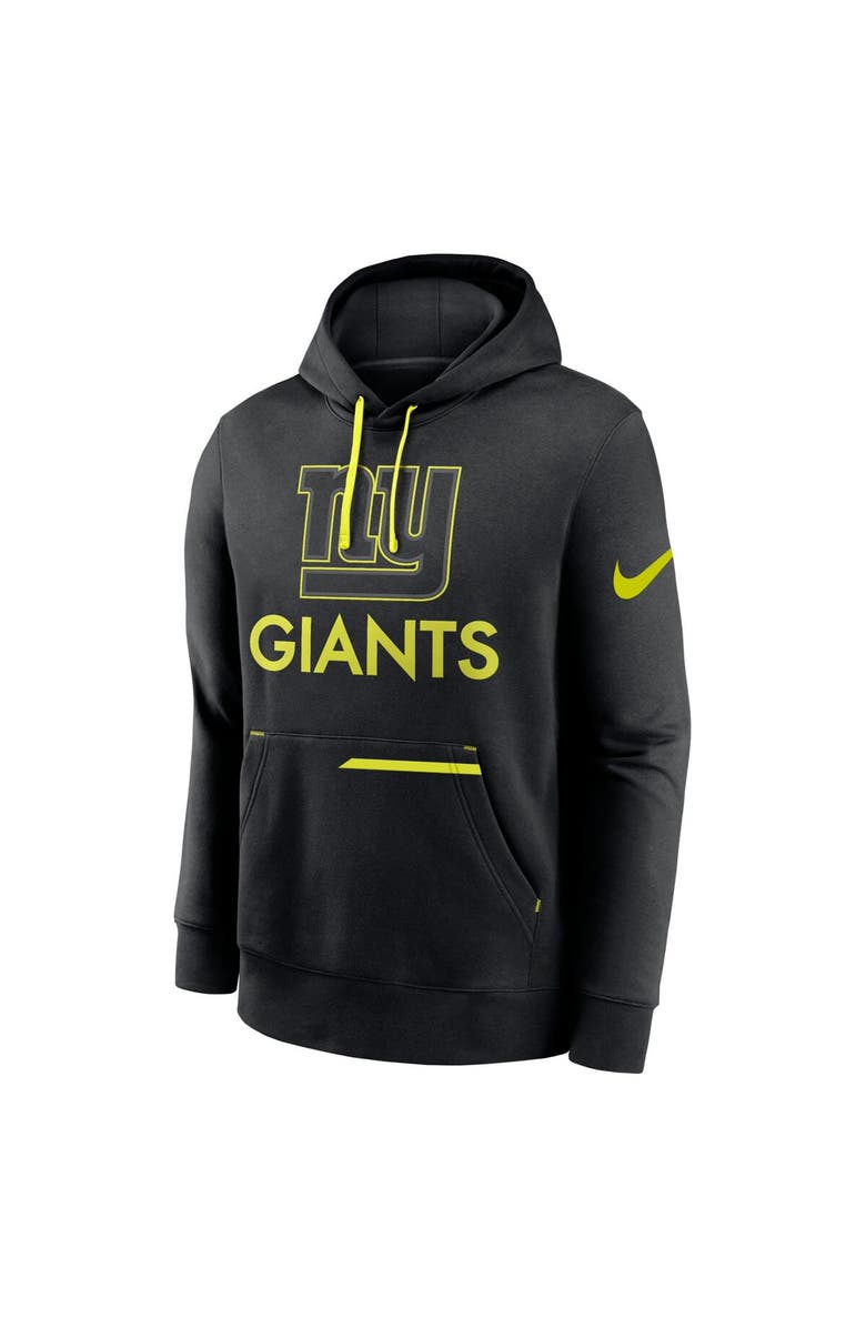 Nike Men's Nike Black New York Giants Volt Pullover Hoodie, Alternate, color,