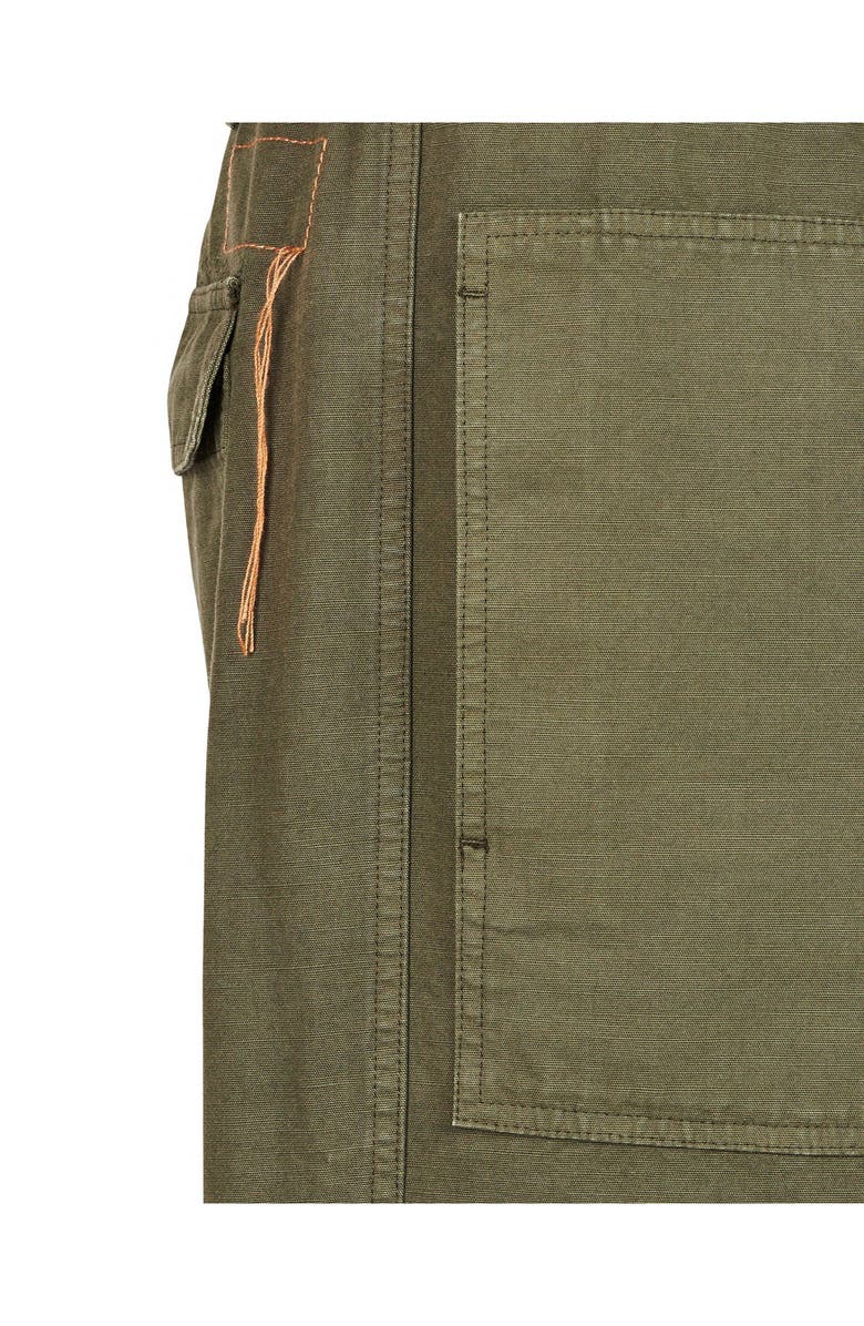 Fortela Military Inspired Cotton Jumpsuit, Alternate, color, Green