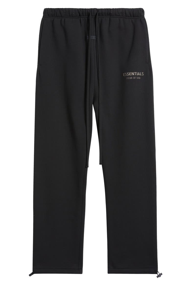Relaxed Fleece Sweatpants, Alternate, color, JET BLACK